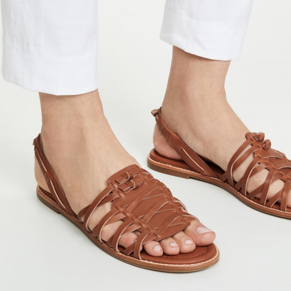 Madewell Maya Hurache English Saddle Sandals